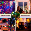 NUEVAS LUCES NAVIDEÑAS CON PANEL SOLAR + CINTA MAGICA DOBLE CONTACTO